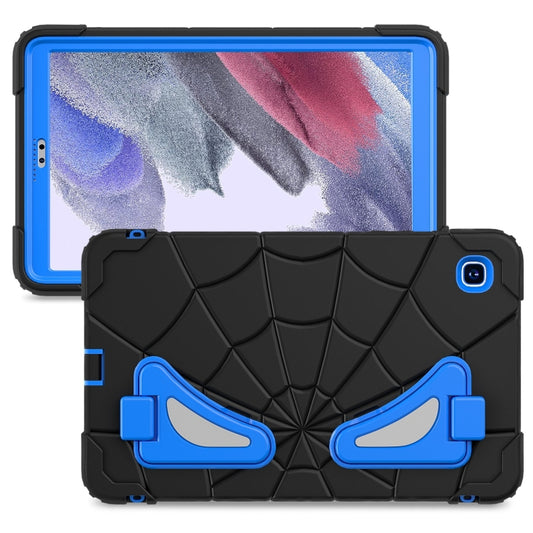 For Samsung Galaxy Tab A7 Lite T220 Spider Silicone Hybrid PC Shockproof Tablet Case(Black Blue) by buy2fix