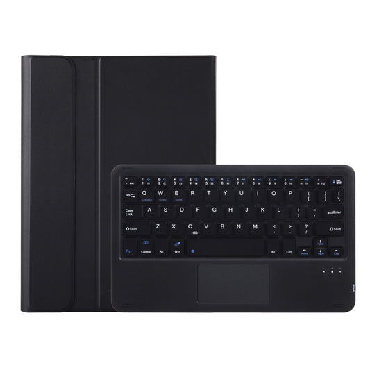For Xiaomi Redmi Pad SE 11 inch A0N9-A Lambskin Texture Ultra-thin Detachable Bluetooth Keyboard Leather Case with Touchpad(Black) by buy2fix