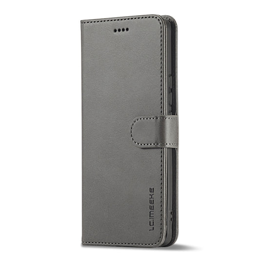 For Honor 90 Pro LC.IMEEKE Calf Texture Leather Phone Case(Grey) - Honor Cases by LC.IMEEKE | Online Shopping UK | buy2fix