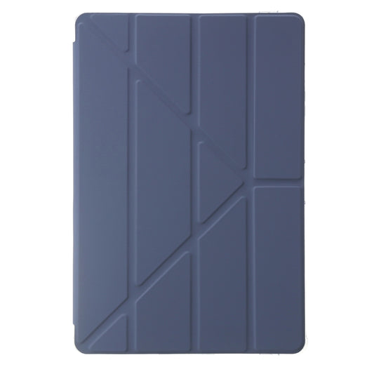 For Samsung Galaxy Tab S10+ / S9+ Clear Acrylic Deformation Leather Tablet Case(Lavender) by buy2fix