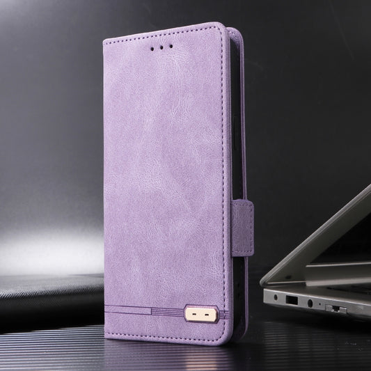 For Sony Xperia 10 VI 2024 Magnetic Clasp Leather Phone Case(Purple) by buy2fix