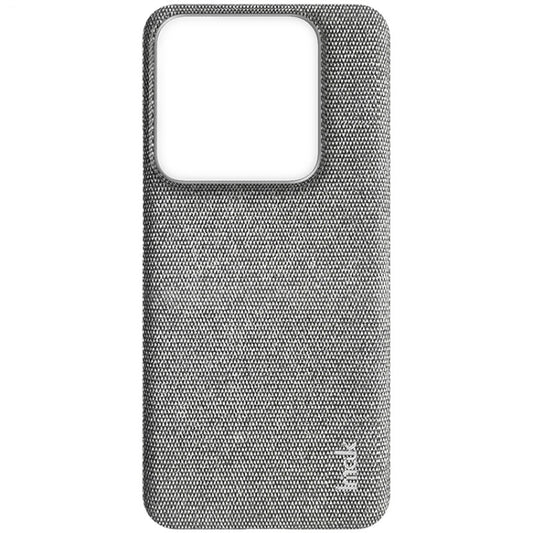 For Xiaomi 14 5G imak Ruiyi Series Cloth Texture PU + PC Phone Case(Light Grey) by imak