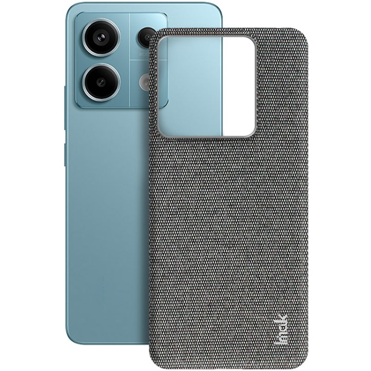 For Xiaomi Redmi Note 13 Pro 5G imak Ruiyi Series Cloth Texture PU + PC Phone Case(Dark Grey) - Xiaomi Cases by imak | Online Shopping UK | buy2fix