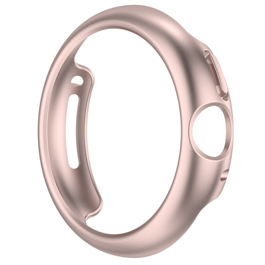For Google Pixel Watch 2 Half Pack Hollow PC Watch Protective Case(Rose Gold) by buy2fix