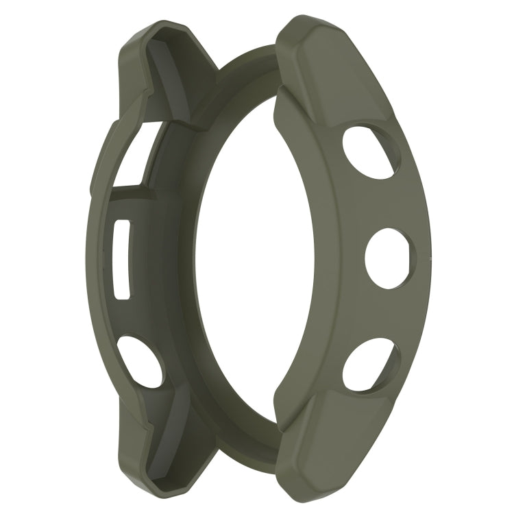 For Garmin Tactix 7 Amoled Armor Hollow TPU Watch Protective Case(Green) - Watch Cases by buy2fix | Online Shopping UK | buy2fix