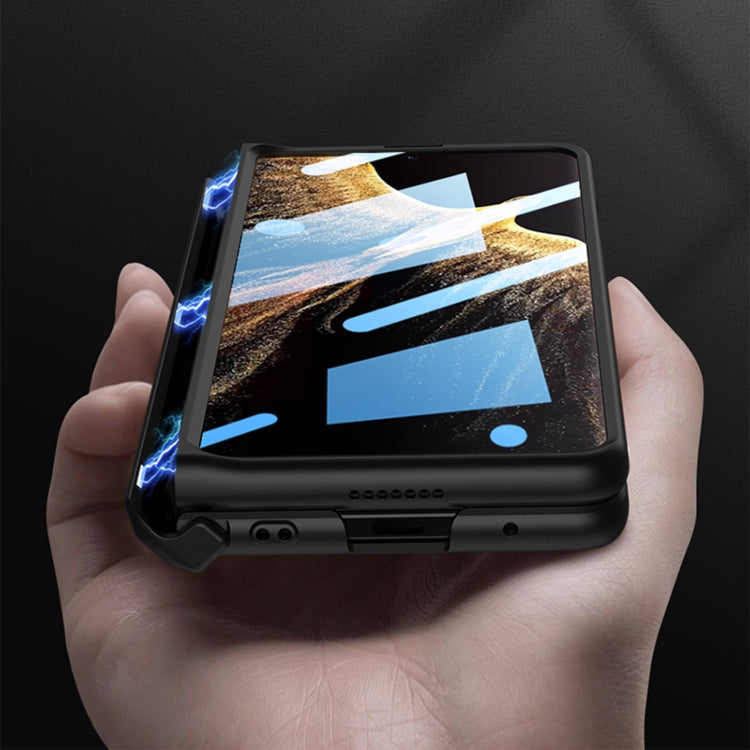 For Honor Magic VS GKK Integrated Magnetic Folding Hinge All-inclusive Phone Case(Black) - Honor Cases by GKK | Online Shopping UK | buy2fix