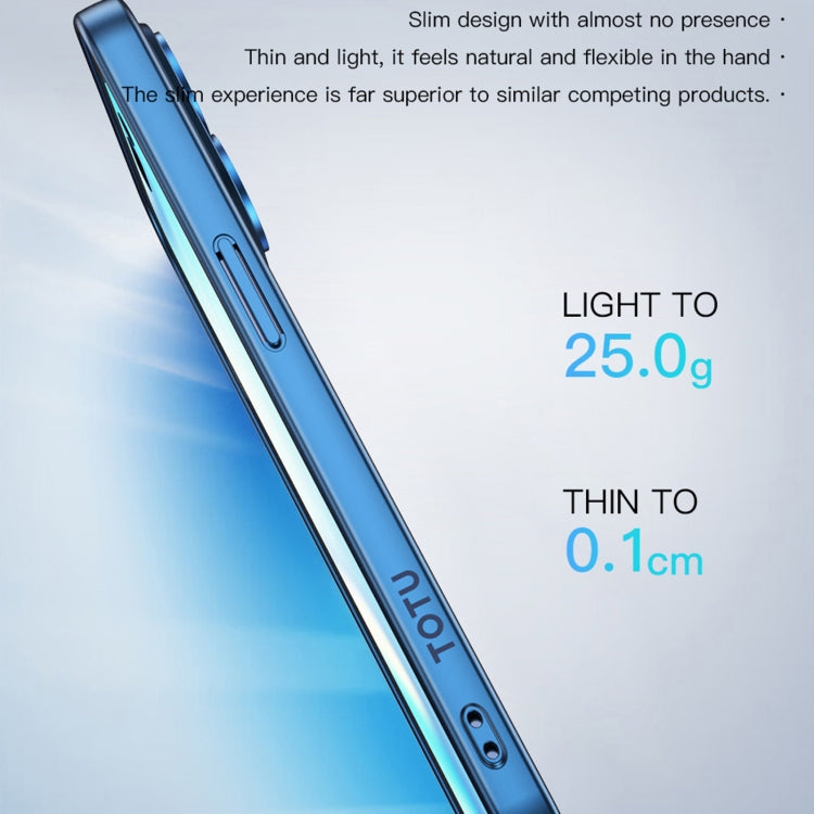 For iPhone 15 Pro TOTUDESIGN PC-2 Series Electroplating TPU Phone Case(Blue) - iPhone 15 Pro Cases by TOTUDESIGN | Online Shopping UK | buy2fix