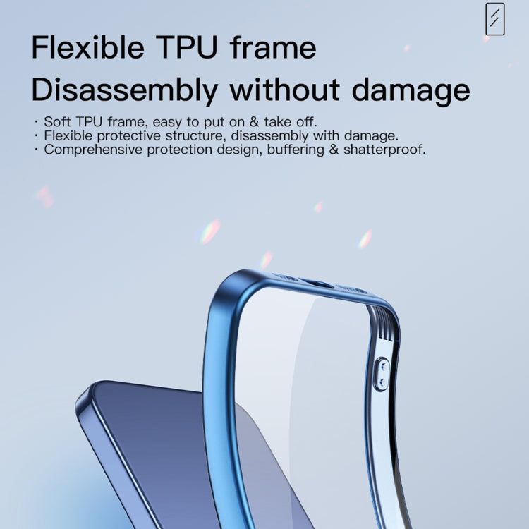 For iPhone 15 Pro TOTUDESIGN PC-3 Series MagSafe Electroplating TPU Phone Case(Silver) by TOTUDESIGN