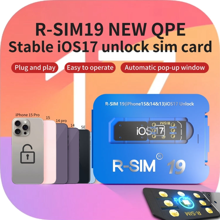 R-SIM 19 Turns Locked Phone Into Unlocked iOS17 System Universal 5G Unlocking Card - Unlock SIM Card by buy2fix | Online Shopping UK | buy2fix