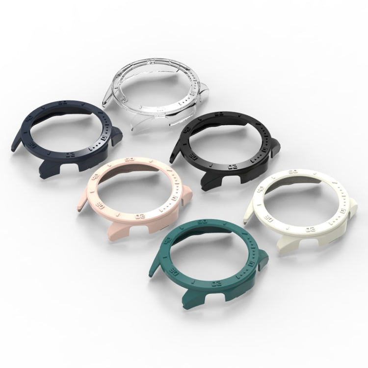 For Huawei Watch GT 4 46mm Half Cover PC Watch Protective Case with Scale(Transparent) by buy2fix