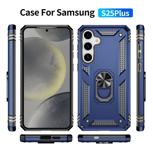 For Samsung Galaxy S25+ 5G Shockproof TPU + PC Phone Case(Blue) by buy2fix