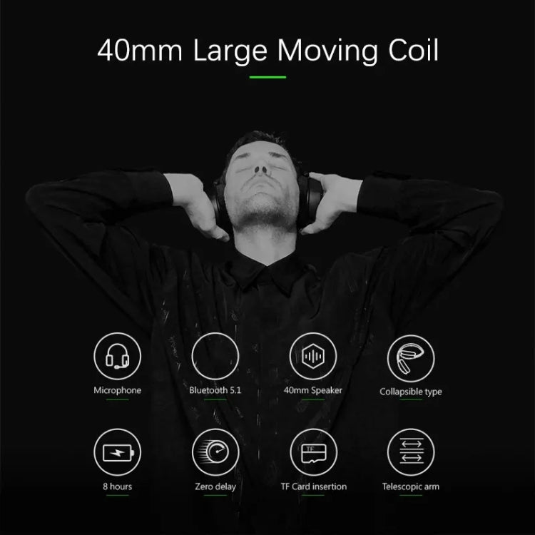 L700 3 in 1 Wireless Sports Noise Reduction Headset Supports Bluetooth / 3.5mm / TF Card(Green) - Headset & Headphone by buy2fix | Online Shopping UK | buy2fix