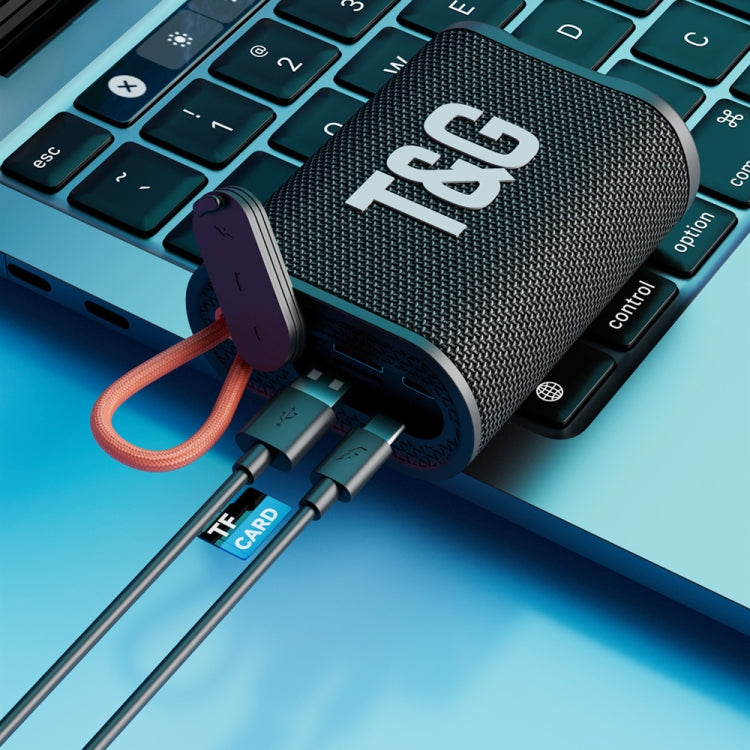 T&G TG396 Outdoor Portable Ambient RGB Light IPX7 Waterproof Bluetooth Speaker(Purple) - Waterproof Speaker by T&G | Online Shopping UK | buy2fix