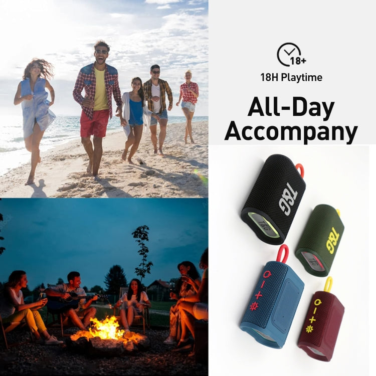 T&G TG396 Outdoor Portable Ambient RGB Light IPX7 Waterproof Bluetooth Speaker(Purple) - Waterproof Speaker by T&G | Online Shopping UK | buy2fix