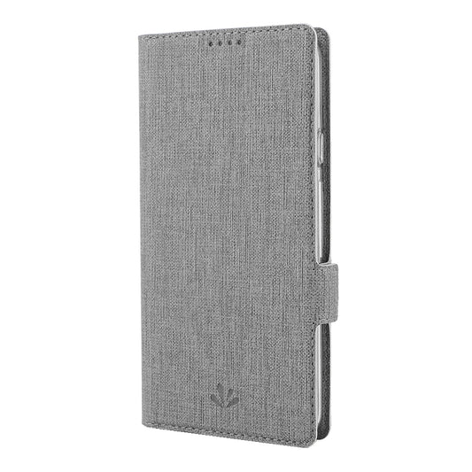 For LG Stylo 6 ViLi Side Button Magnetic Suction Type Shockproof TPU + PU Horizontal Flip Protective Case with Card Slot & Holder & Wallet(Grey) - LG Cases by ViLi | Online Shopping UK | buy2fix