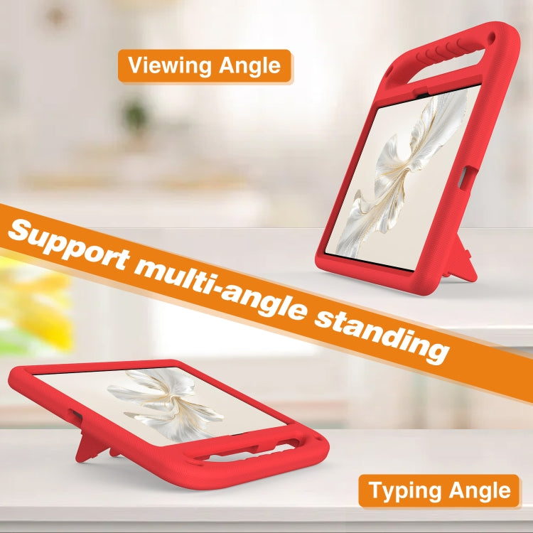 For Honor Pad 9 Handle EVA Shockproof Tablet Case with Holder(Red) - Honor by buy2fix | Online Shopping UK | buy2fix