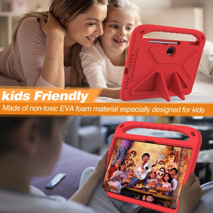 For Honor Pad 9 Handle EVA Shockproof Tablet Case with Holder(Red) - Honor by buy2fix | Online Shopping UK | buy2fix