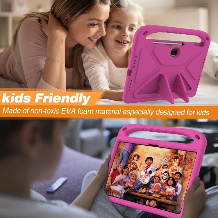 For Honor Pad 9 Handle Portable EVA Shockproof Tablet Case(Rose Red) - Honor by buy2fix | Online Shopping UK | buy2fix