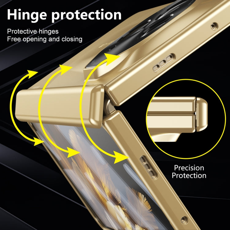 For OPPO Find N3 / OnePlus Open Integrated Frosted Electroplating Full Coverage Phone Case(Gold) - OnePlus Cases by buy2fix | Online Shopping UK | buy2fix