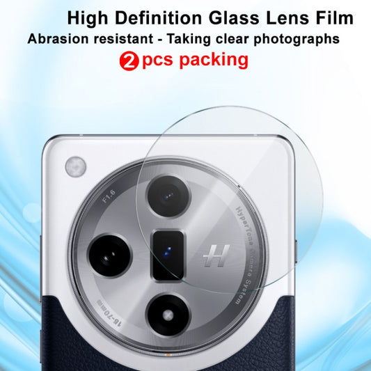 For OPPO Find X7 5G/Find X7 Ultra 5G 2 PCS/Set IMAK HD Glass Rear Camera Lens Film by imak