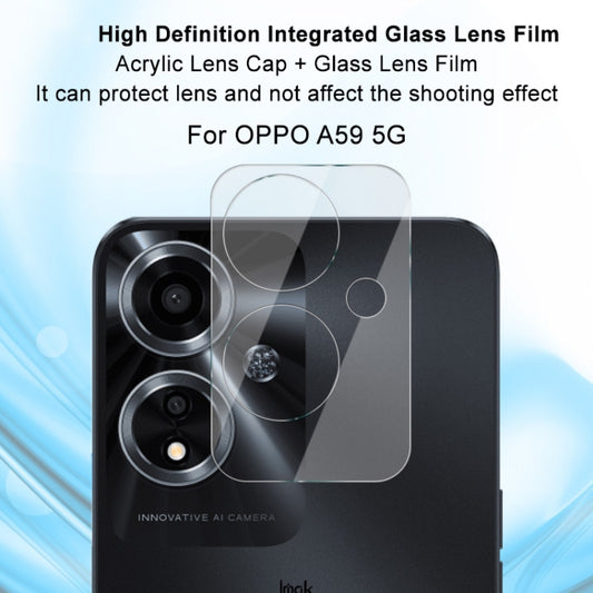 For OPPO A59 5G imak Integrated Rear Camera Lens Tempered Glass Film by imak