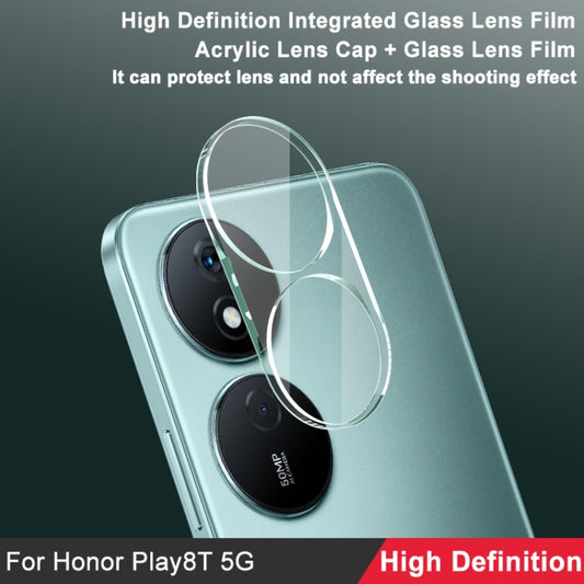 For Honor Play 8T 5G imak Integrated Rear Camera Lens Tempered Glass Film with Lens Cap by imak