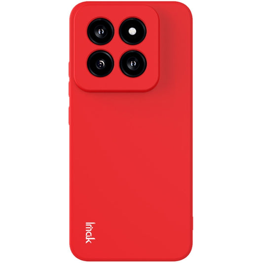For Xiaomi 14 Pro 5G imak UC-4 Series Straight Edge TPU Phone Case(Red) by imak