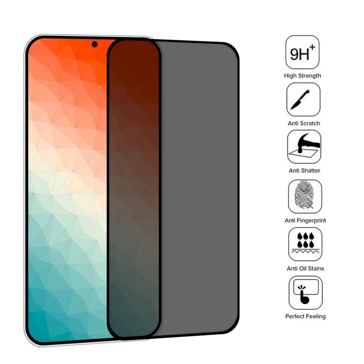 For Samsung Galaxy S24+ 5G 25pcs Full Cover Anti-peeping Tempered Glass Film, Support Fingerprint Unlocking - Galaxy S24+ 5G Tempered Glass by buy2fix | Online Shopping UK | buy2fix
