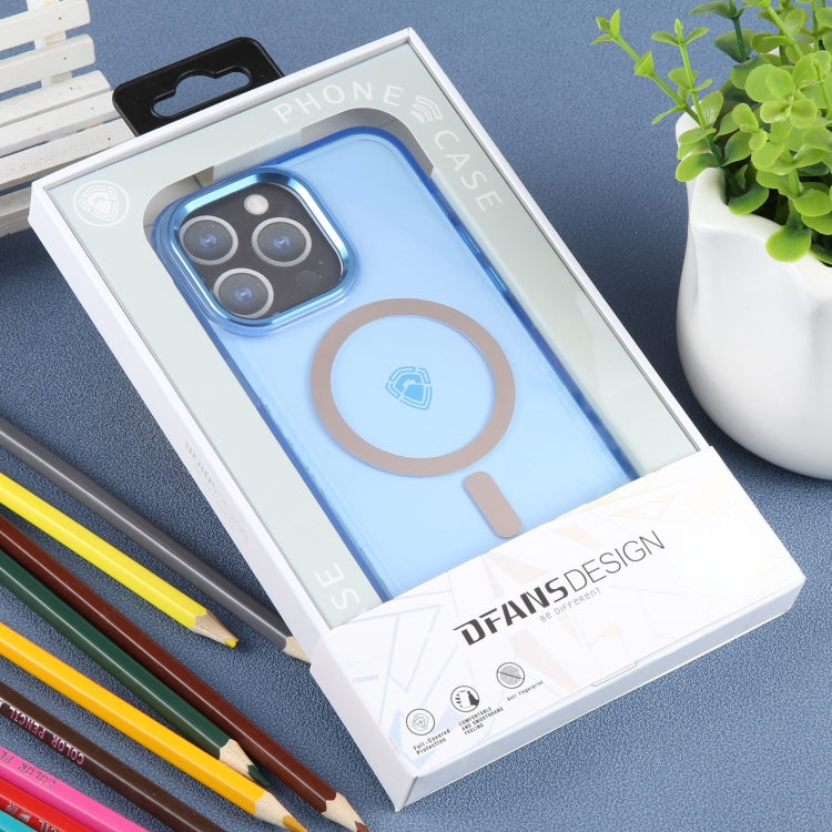 For iPhone 15 Pro Max DFANS DESIGN Magsafe Magnetic Phone Case(Blue) by DFANS DESIGN