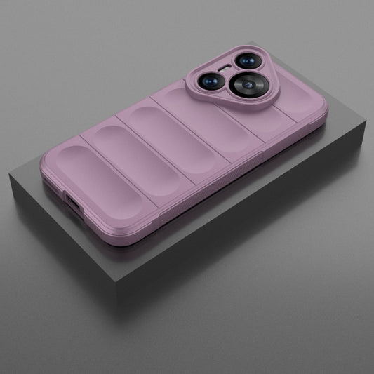 For Huawei Pura 70 Magic Shield TPU + Flannel Phone Case(Purple) by buy2fix