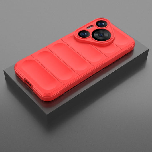 For Huawei Pura 70 Pro / 70 Pro+ Magic Shield TPU + Flannel Phone Case(Red) by buy2fix