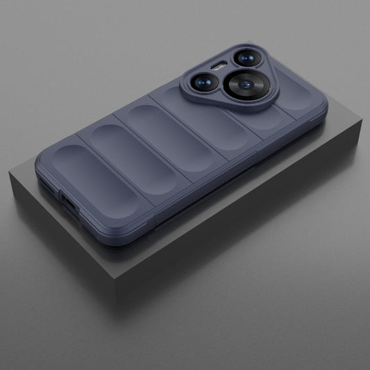 For Huawei Pura 70 Pro / 70 Pro+ Magic Shield TPU + Flannel Phone Case(Dark Blue) by buy2fix