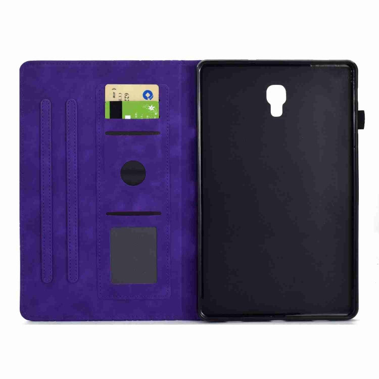 For Samsung Galaxy Tab A 10.5 T590 Rhombus TPU Smart Leather Tablet Case(Purple) - Tab A 10.5 by buy2fix | Online Shopping UK | buy2fix