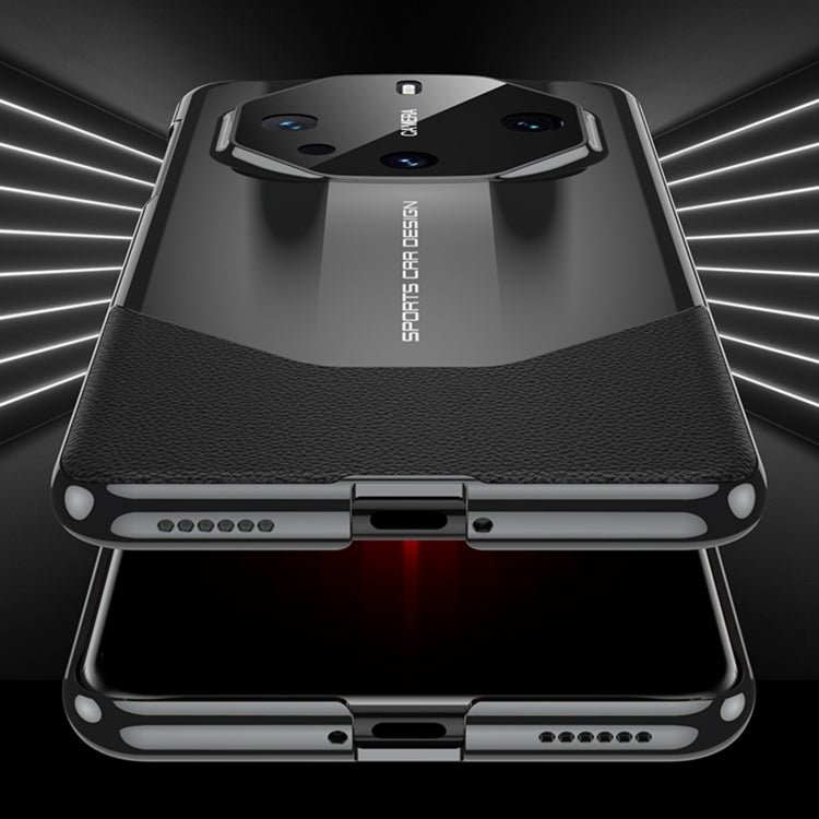 For Huawei Mate 60 RS Ultimate GKK Leather Supercar Shockproof Phone Case(Black) - Huawei Cases by GKK | Online Shopping UK | buy2fix