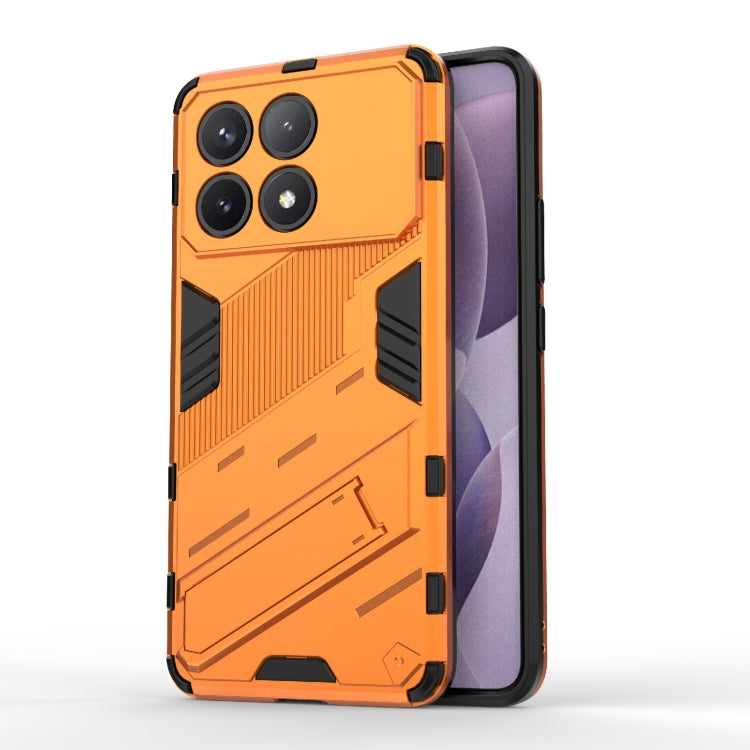 For Xiaomi Redmi K70 5G Punk Armor 2 in 1 PC + TPU Phone Case with Holder(Orange) - Xiaomi Cases by buy2fix | Online Shopping UK | buy2fix