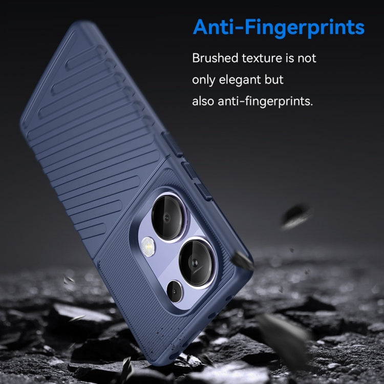 For Xiaomi Redmi Note 13 Pro 4G Thunderbolt Shockproof Soft TPU Phone Case(Blue) - Note 13 Pro Cases by buy2fix | Online Shopping UK | buy2fix