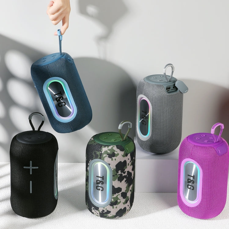 T&G TG665 20W LED Portable Subwoofer Wireless Bluetooth Speaker(Black) by T&G