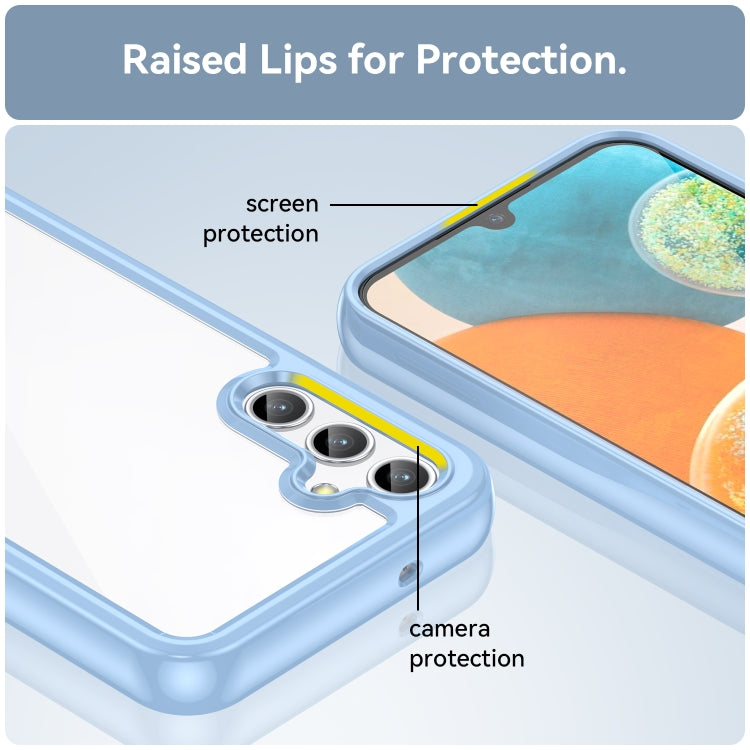 For Samsung Galaxy M44 5G Colorful Series Acrylic Hybrid TPU Phone Case(Blue) by buy2fix