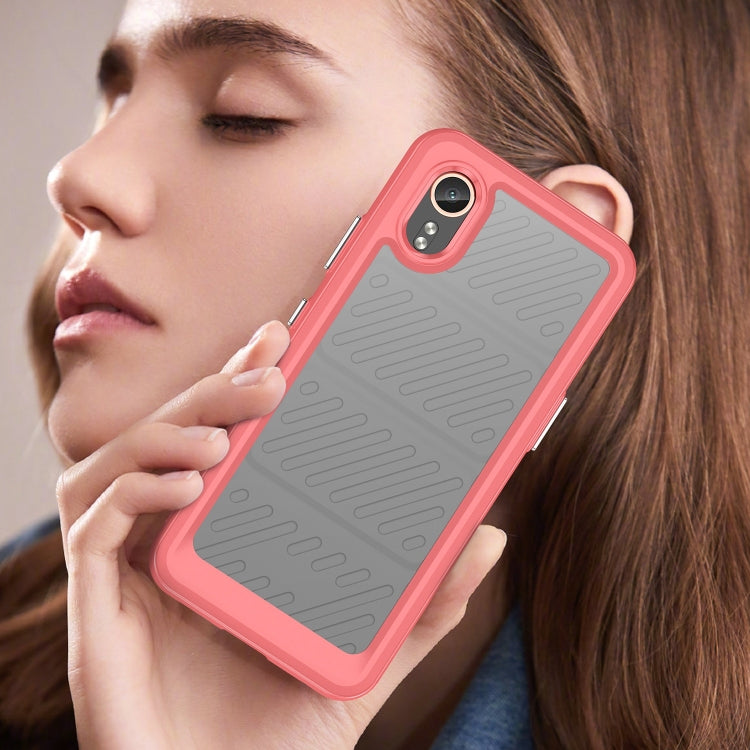 For Samsung Galaxy XCover 7 Colorful Series Acrylic Hybrid TPU Phone Case(Red) by buy2fix