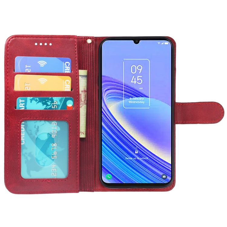For TCL 50 SE Leather Phone Case(Red) - TCL by buy2fix | Online Shopping UK | buy2fix