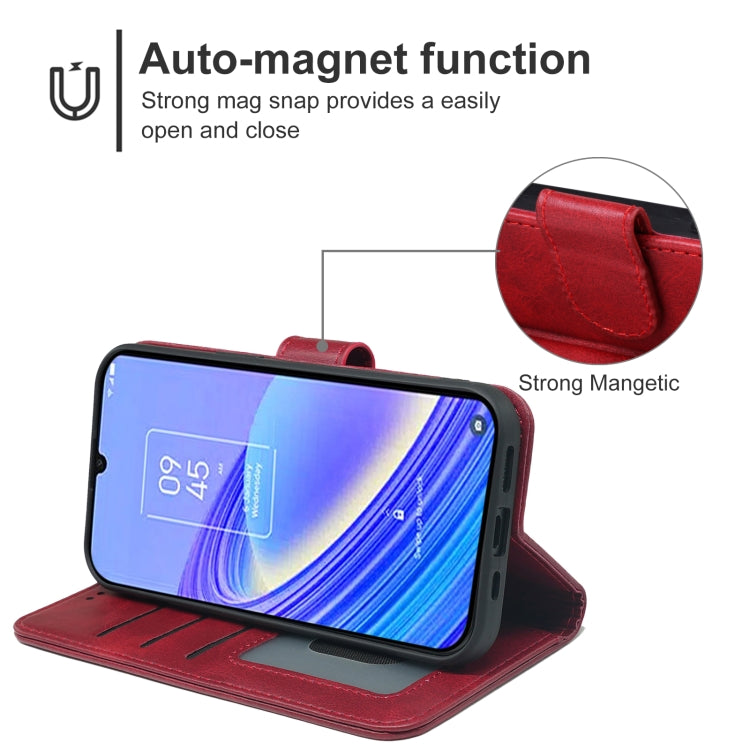 For TCL 50 SE Leather Phone Case(Red) - TCL by buy2fix | Online Shopping UK | buy2fix