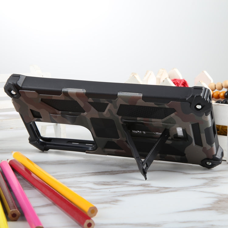 For Samsung Galaxy S24 Ultra 5G Camouflage Armor Kickstand TPU + PC Magnetic Phone Case(Army Green) by buy2fix