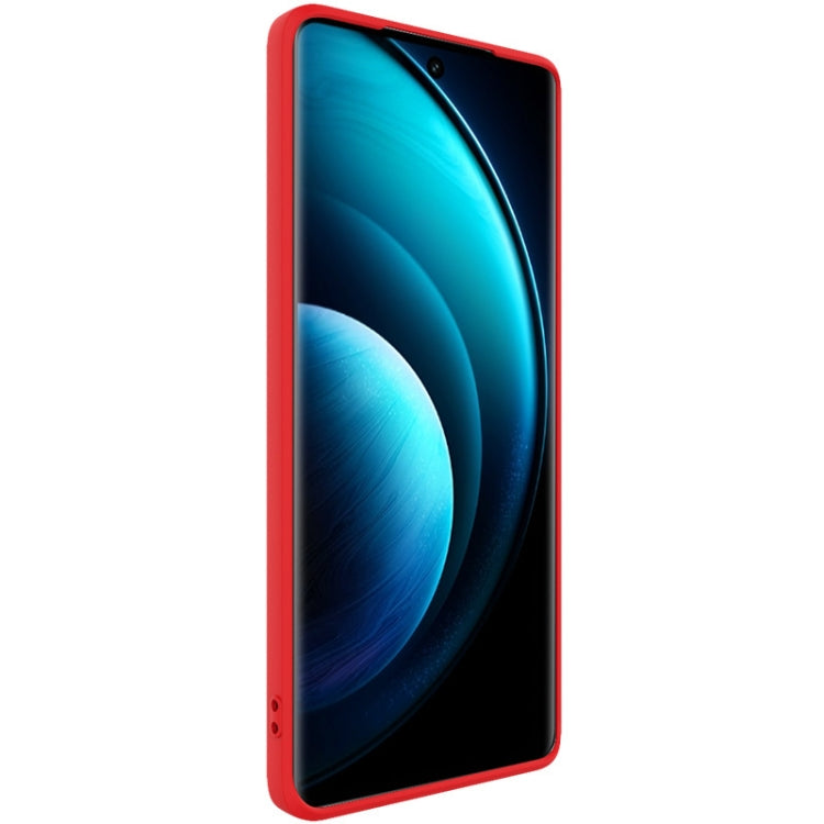 For vivo X100 5G imak UC-4 Series Straight Edge TPU Phone Case(Red) - vivo Cases by imak | Online Shopping UK | buy2fix