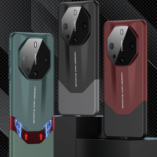 For Huawei Mate 60 RS Ultimate GKK Imitation Ultimate Design All-inclusive Shockproof Phone Case(Balck) by GKK