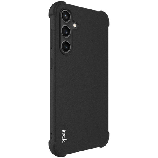 For Samsung Galaxy S23 FE 5G imak Shockproof Airbag TPU Phone Case(Matte Black) by imak