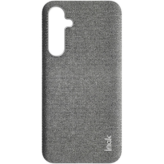 For Samsung Galaxy S23 FE 5G imak Ruiyi Series Cloth Texture PU + PC Phone Case(Light Grey) by imak