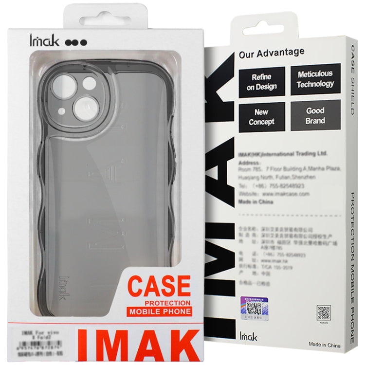For Xiaomi 14 Pro 5G IMAK Wave Bubble Soft Shockproof Phone Case(Purple) by imak