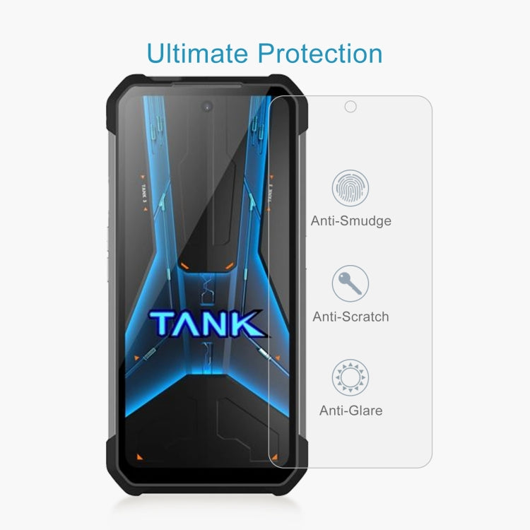 For Unihertz Tank 3 Pro 8849 50pcs 0.26mm 9H 2.5D Tempered Glass Film - Others by buy2fix | Online Shopping UK | buy2fix