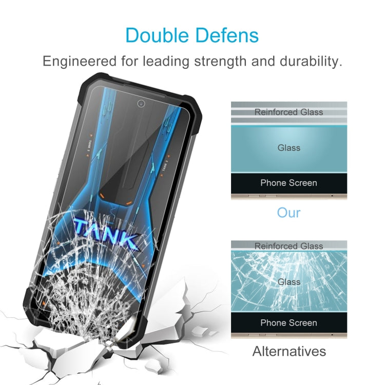 For Unihertz Tank 3 Pro 8849 50pcs 0.26mm 9H 2.5D Tempered Glass Film - Others by buy2fix | Online Shopping UK | buy2fix