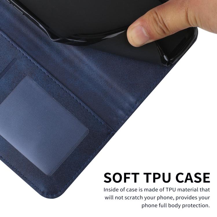 For Google Pixel 10 Pro XL Stitching Calf Texture Buckle Leather Phone Case(Blue) - Google Cases by buy2fix | Online Shopping UK | buy2fix